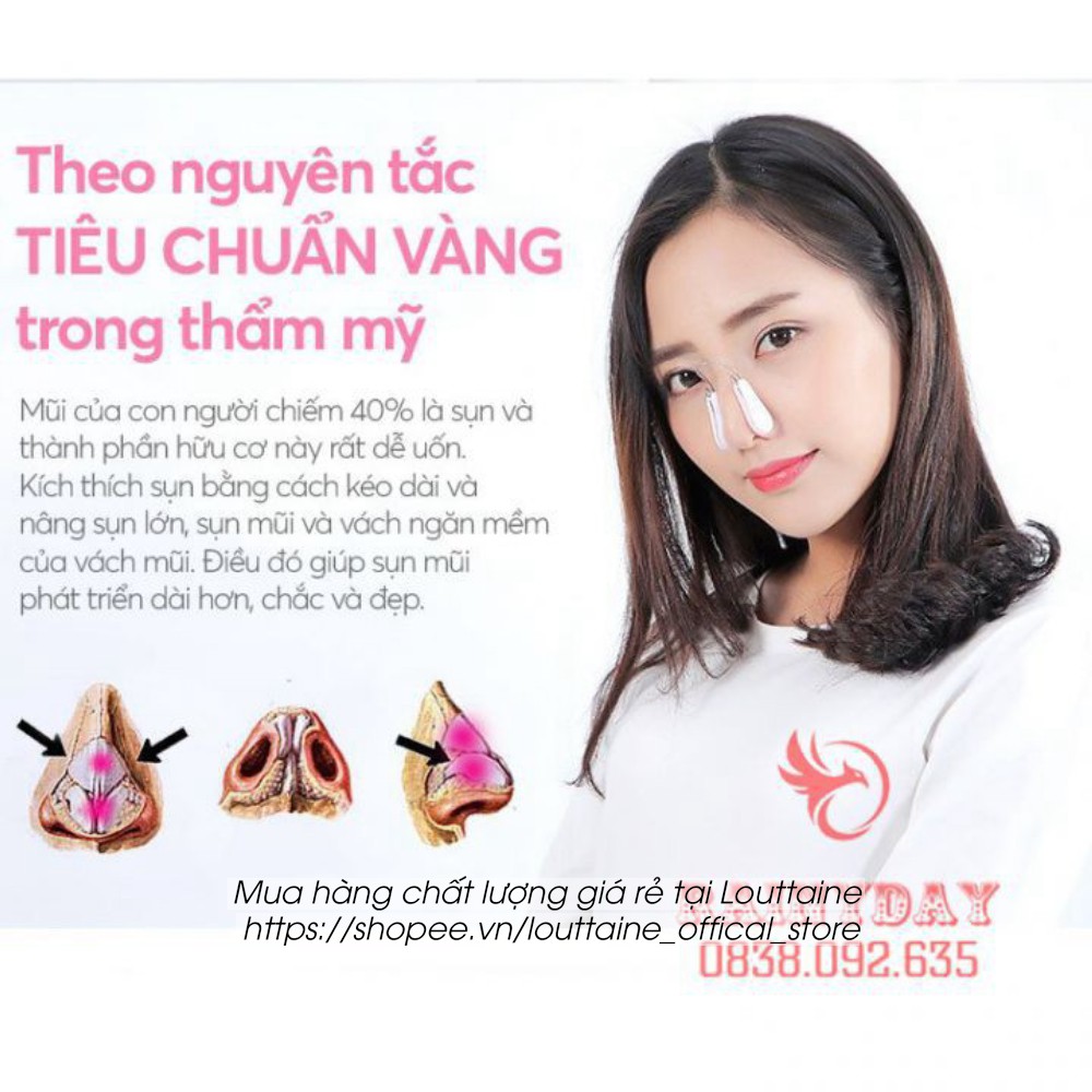 Kẹp nâng mũi cao silicon dụng cụ định hình noise up