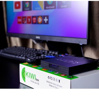TV box Android Kiwi Box S10 Pro mới Siêu Mạnh Ram 4G/16G xem tv miễn phí Bluetooth,Android 10 Sản phẩm chính hãng