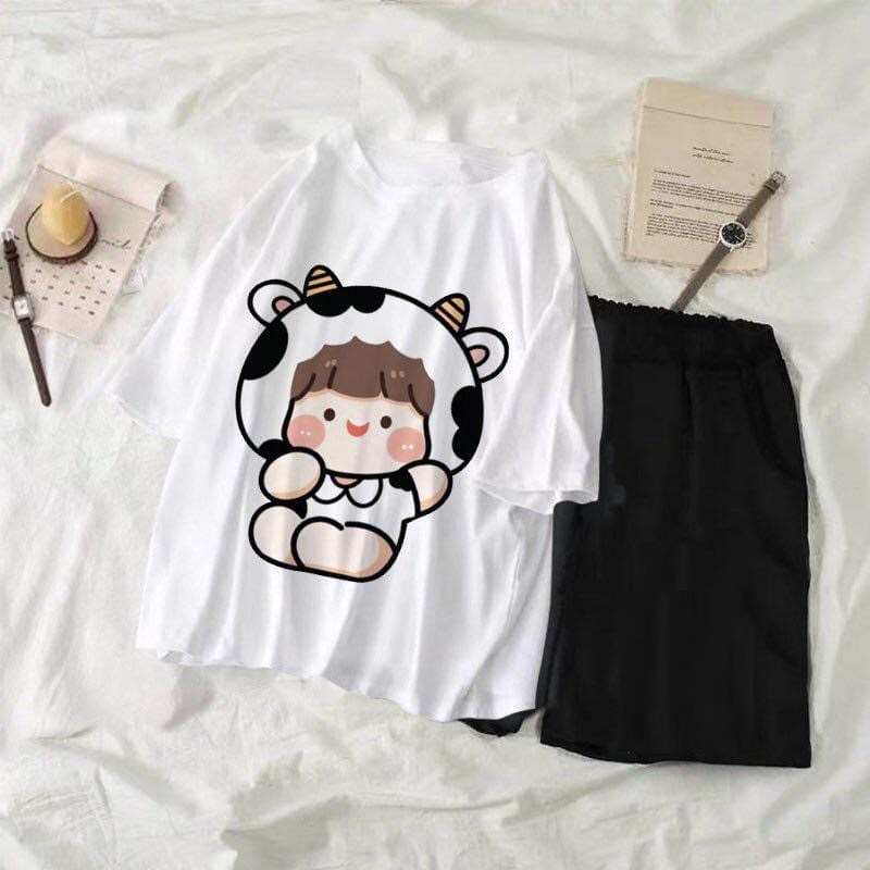 Áo phông rộng-áo thun tay lỡ unisex