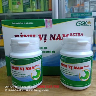 BÌNH VỊ NAM extra hộp 80 viên (2 lọ x 40 viên)