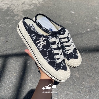 *Chính Hãng* Giày Đạp Gót Sneaker MLB Playball Origin Mule Monogram