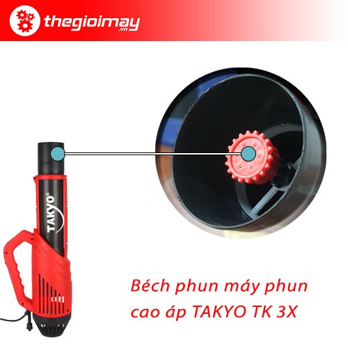 [Mã BMBAU300 giảm 10% đơn 499K] MÁY PHUN SƯƠNG CAO ÁP TAKYO TK 3X