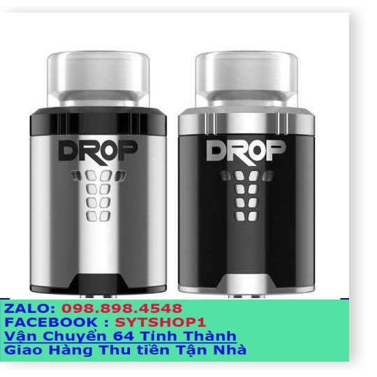 Đầu Tank Thước La Điện Tử  Siêu khói RDA DROP- + Tinh TD 60ML -0988984548