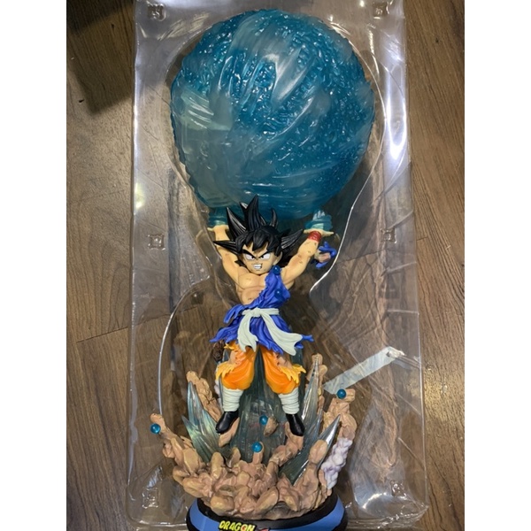 Mô hình Dragon ball Songoku chưởng Genki hủy diệt có Led 50cm