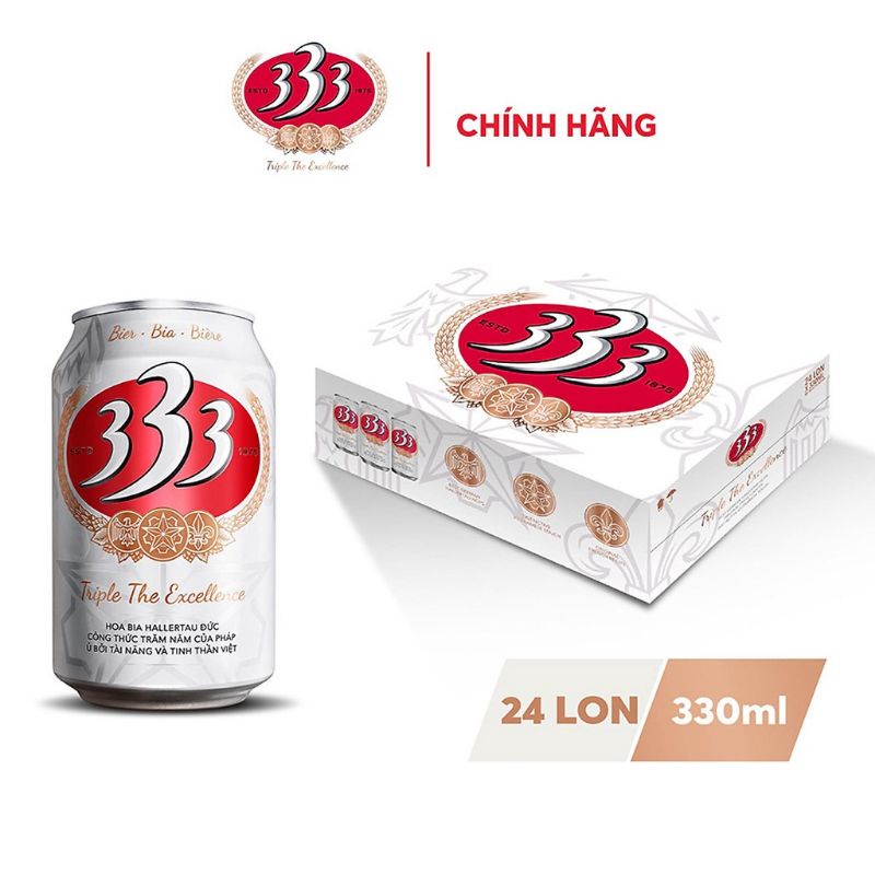 bia 333 lon 330ml