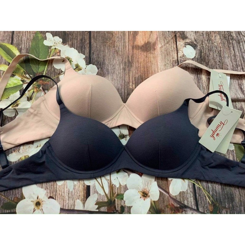 Áo lót nữ không gọng, đệm đẩy ngực Triumph Simply Natural Basic HU Giá gốc 729k sale 50%
