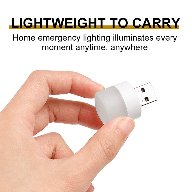 Đèn LED Đọc Sách Bảo Vệ Mắt Sạc USB Hình Tròn Tiện Lợi Dành Cho Máy Tính Di Động