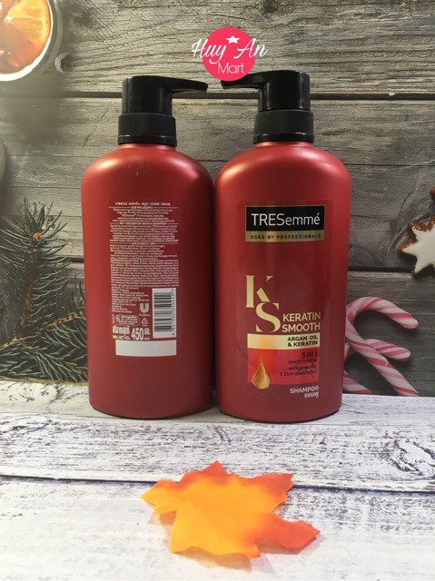 Dầu gội đầu TRESEMME Keratin Smooth màu đỏ-Thái Lan 450ML 5 TRONG 1 SUÔN MƯỢT VÀO NẾP | BigBuy360 - bigbuy360.vn