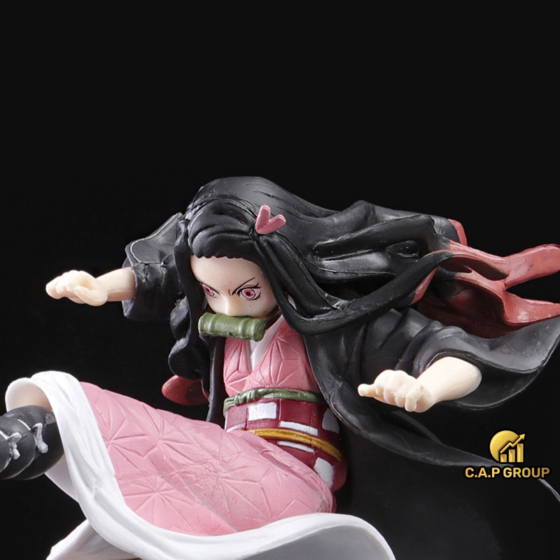 Mô hình Tanjiro Nezuko nhân vật truyện Thanh gươm diệt quỷ - Anime Demon Slayer Kimestu no Yaiba - 0IX5i
