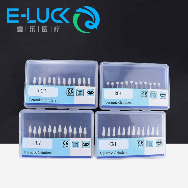 Hộp 12 đầu đánh bóng răng cầm tay FG