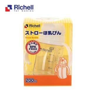 Bình ống hút PPSU Richell RC98270 200ml