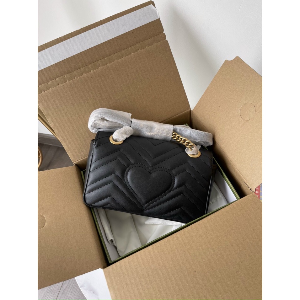 Túi xách Gu MM Brown collection SP Fullbox size 22/Túi đeo chéo Gu MM SP size 22 Fullbox