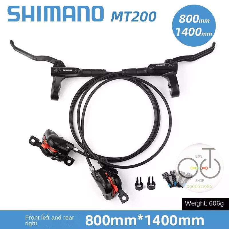 Phanh dầu shimano MT200 chính hãng made in malaysia