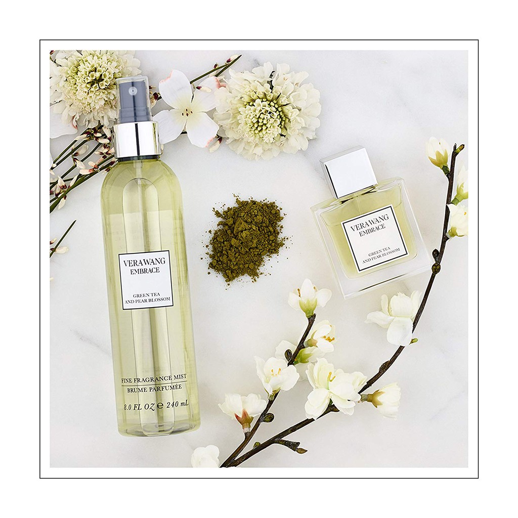 Nước hoa xịt thơm toàn thân Vera Wang Embrace Green Tea & Pear Blossom Body Mist Spray 240ml (Mỹ)