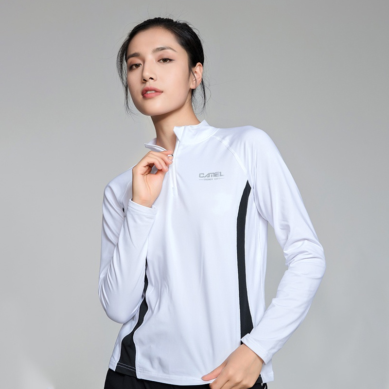 Áo thun thể thao CAMEL dài tay thoáng khí mau khô thời trang cho nữ