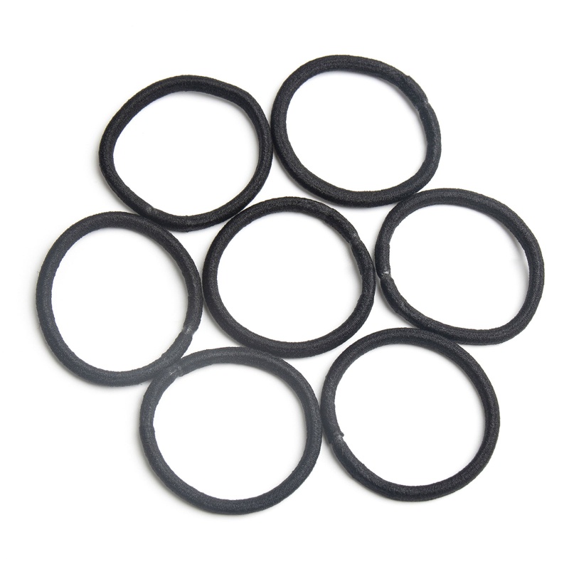 Set 50 Dây Buộc Tóc Bằng Cao Su Co Giãn Dành Cho Nữ