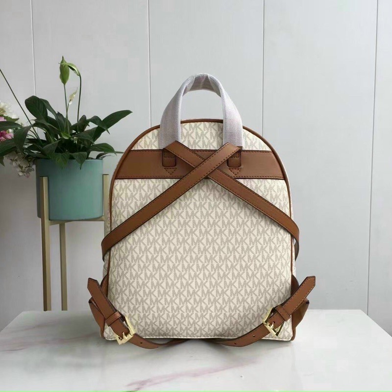 Balo MK Rhea trắng kem