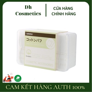 Bông tẩy trang Miniso 475 miếng Nhật Bản