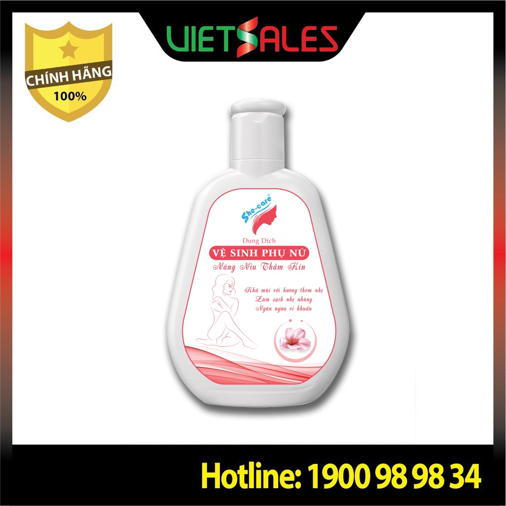 Gel Dung Dịch Vệ Sinh Vùng Kín, Khử Mùi, Ngừa Viêm Nhiễm SHE CARE