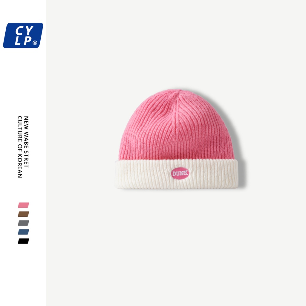 Mũ Len Thêu Chữ Phong Cách Hàn Quốc Cho Cặp Đôi