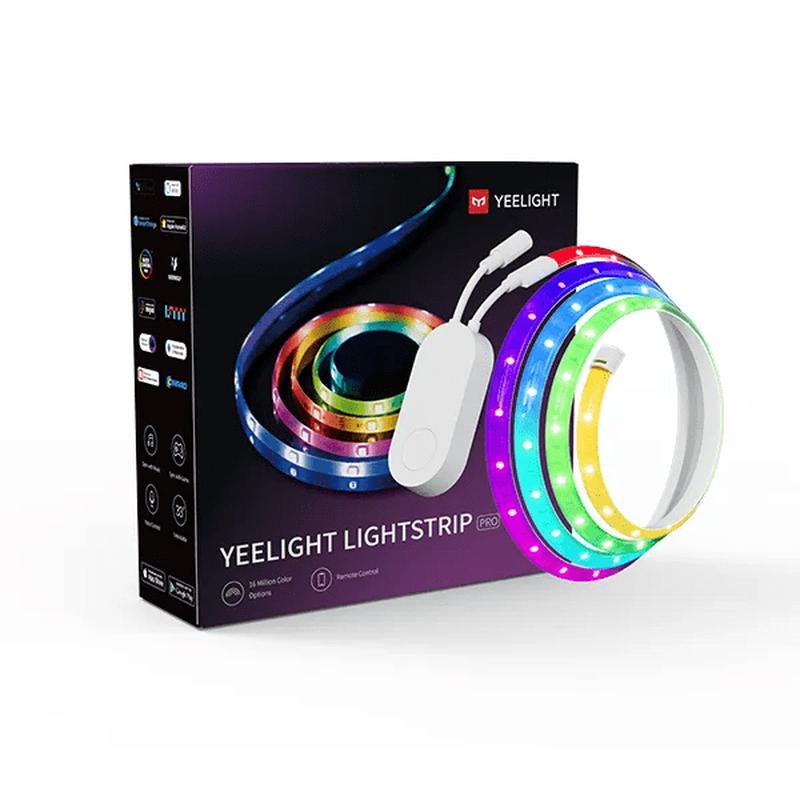 Đèn LED dây Yeelight Strip Pro /1S Kit 2m, Hỗ trợ HomeKit, Google, Alexa, Mi Home, kết nối app thông minh, 16 triệu màu