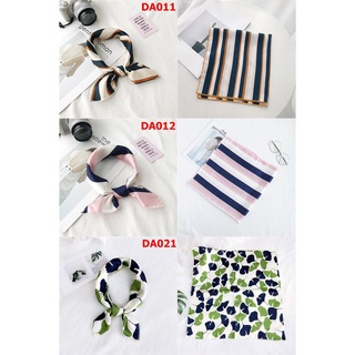 Khăn Turban Bandana Vuông Satin Nhiều Mẫu Size 50x50cm