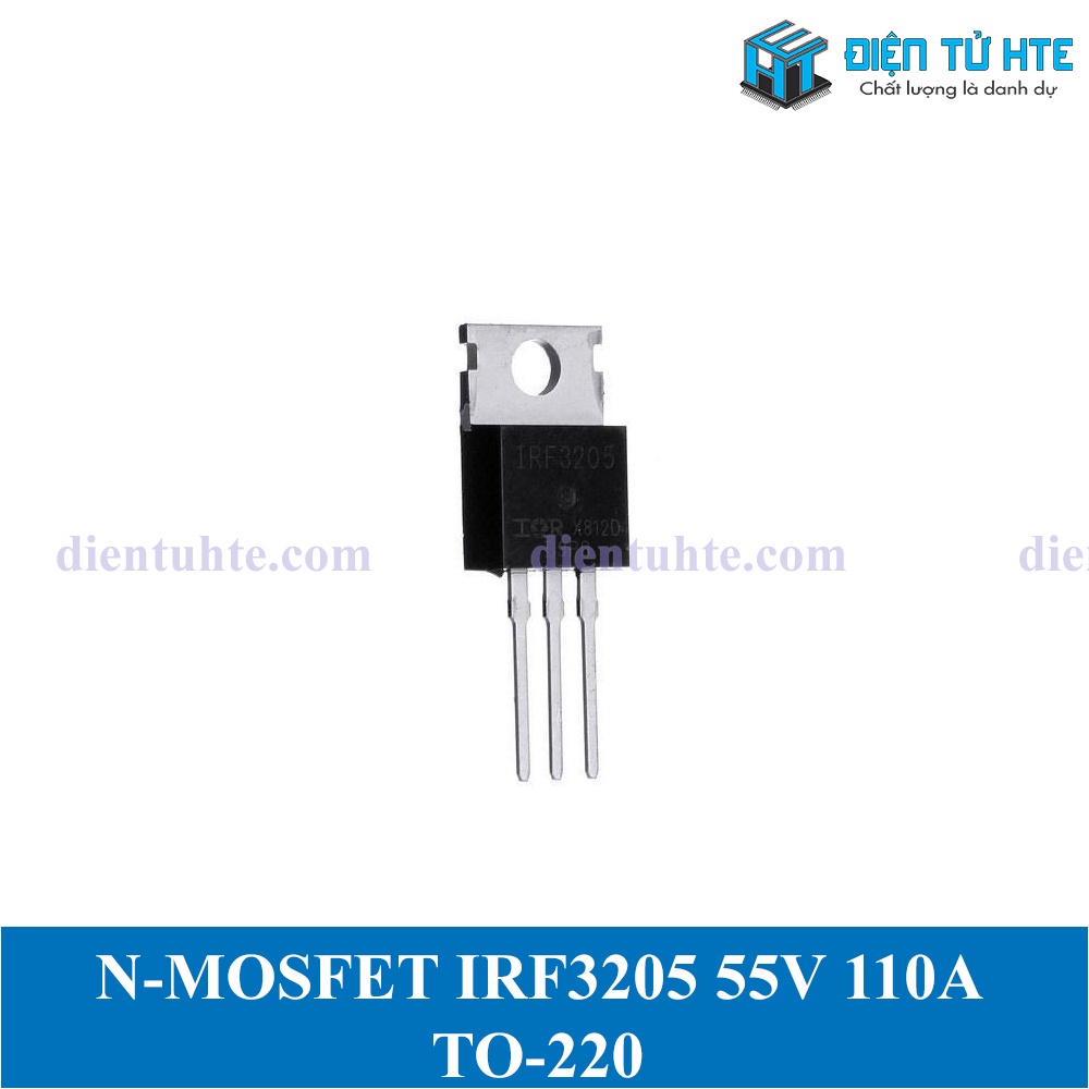 Mosfet công suất kênh N, N-MOSFET IRF3205 IRF3205PBF 55V 110A TO-220AB
