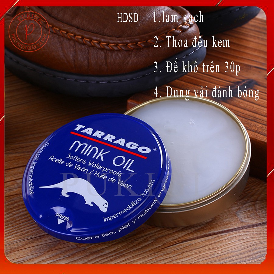 Mink oil Tarrago, kem dưỡng đồ da,áo da,giày,túi Dầu chồn bảo dưỡng | BigBuy360 - bigbuy360.vn