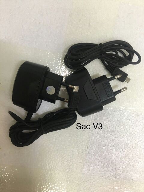 Sạc liền chân V3/ chân vuông to cho các loại đài