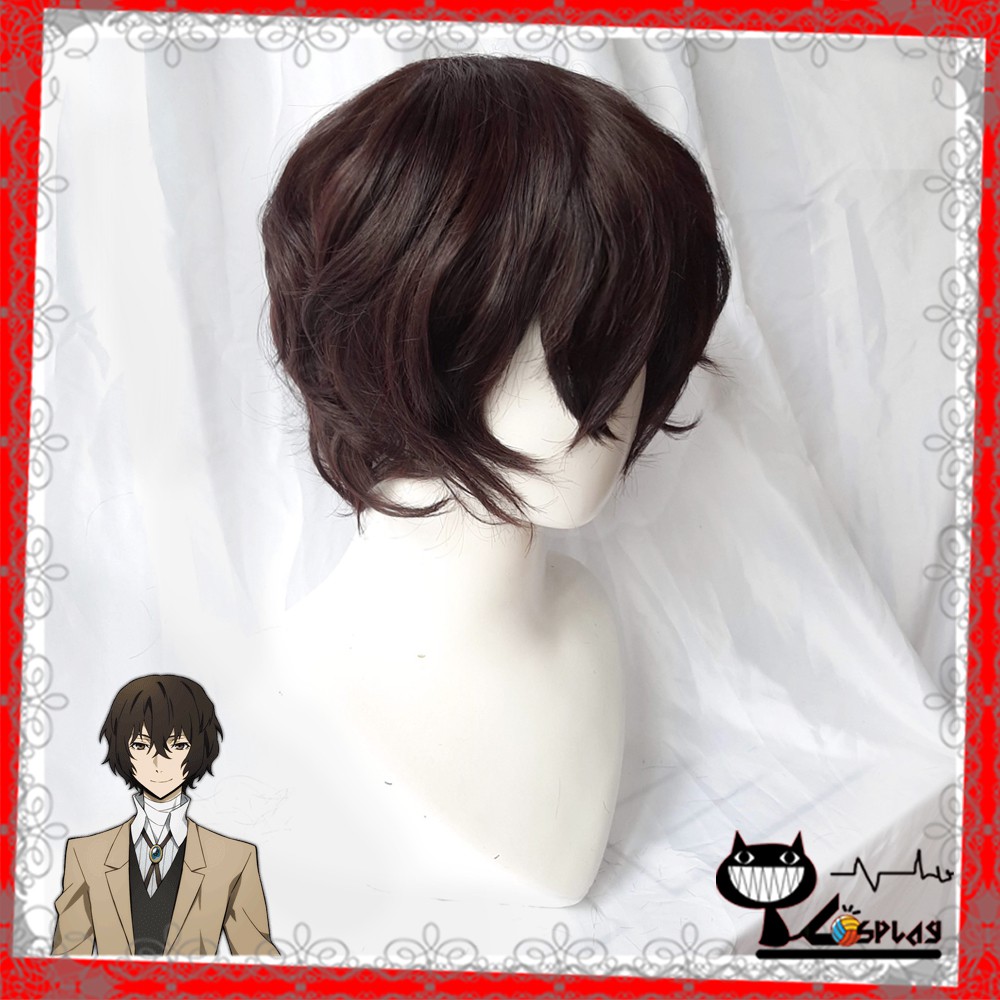 Wig/tóc giả cosplay Dazai - Bầy chó hoang - Bungo no stray dogs màu nâu đen