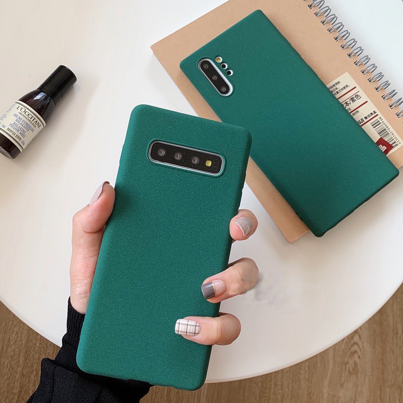 Ốp điện thoại TPU dẻo mặt nhám siêu mỏng thời trang cho Samsung A50S S10 Plus S9 A10S A50S M30S Note 10 Pro S8 A30 A20S | BigBuy360 - bigbuy360.vn