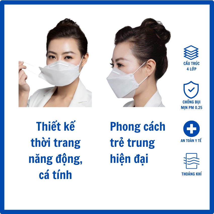 Khẩu trang KF94 hàn quốc, khẩu trang 4D HD MASK AN PHONG  sản xuất theo công nghệ hàn quốc