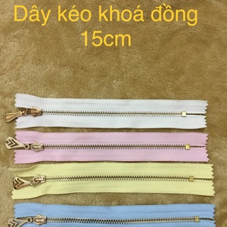 Pk: các loại dây kéo khoá đồng