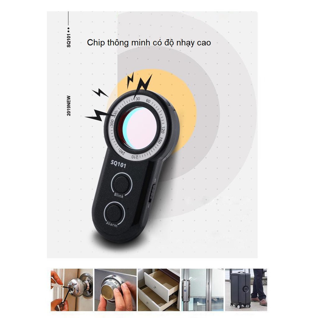Máy Phát Hiện Camera Quay Lén SQ101 ( KIÊM BÁO ĐỘNG RUNG SIÊU NHẠY ) - HÀNG NHẬP KHẨU SSHCN | BigBuy360 - bigbuy360.vn
