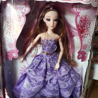 Búp bê khớp mắt  ngọc tóc dài