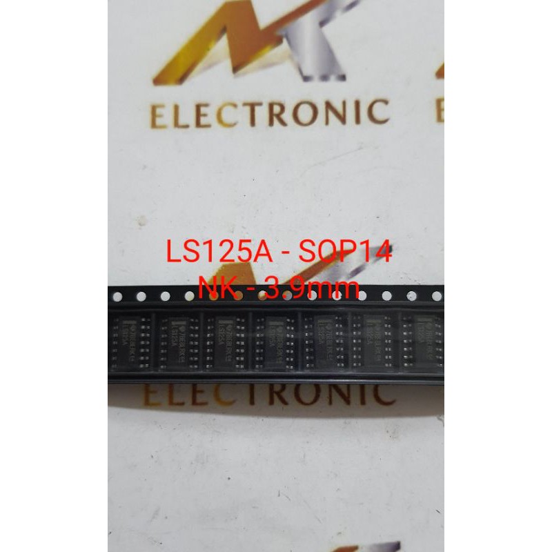 Linh kiện LS125A SN74LS125ADR nhập khẩu TI SOP14 3.9 (thân nhỏ )