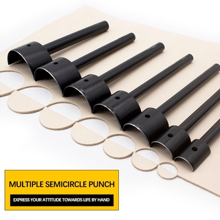 Da nửa - cắt vòng tròn - đục lỗ Tự làm tròn - cắt góc dây đeo đồng hồ đục lỗ đai đuôi đục lỗ mạ titan