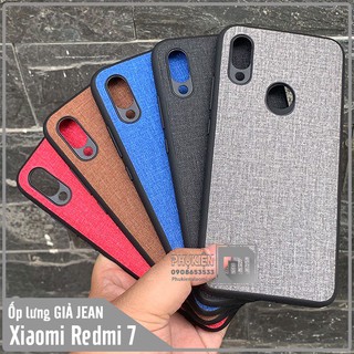 Ốp lưng Xiaomi Redmi 7 , giả JEAN viền TPU dẻo