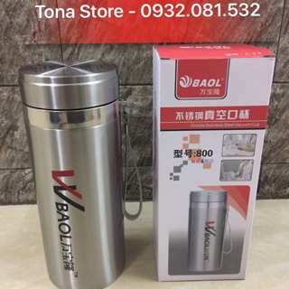 🌼Bình giữ nhiệt inox cao cấp 800ml BAOL giữ nhiệt tối ưu🌼