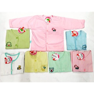 Áo sơ sinh dài tay baby số 1/2/3