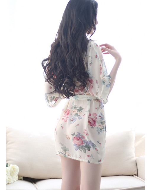 Áo choàng ngủ cổ chữ V quyến rũ AC01 | BigBuy360 - bigbuy360.vn