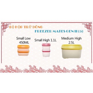 BỘ HỘP TRỮ ĐÔNG TUPPERWARE FREEZERMATE GEN II