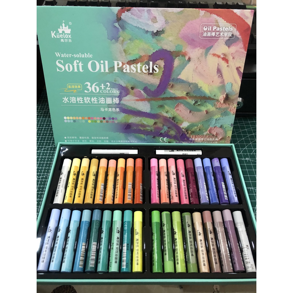 [SUMMER] MÀU SÁP DẦU KUELOX/ SÁP DẦU HẠNG HỌA SỸ SOFT OIL PASTEL