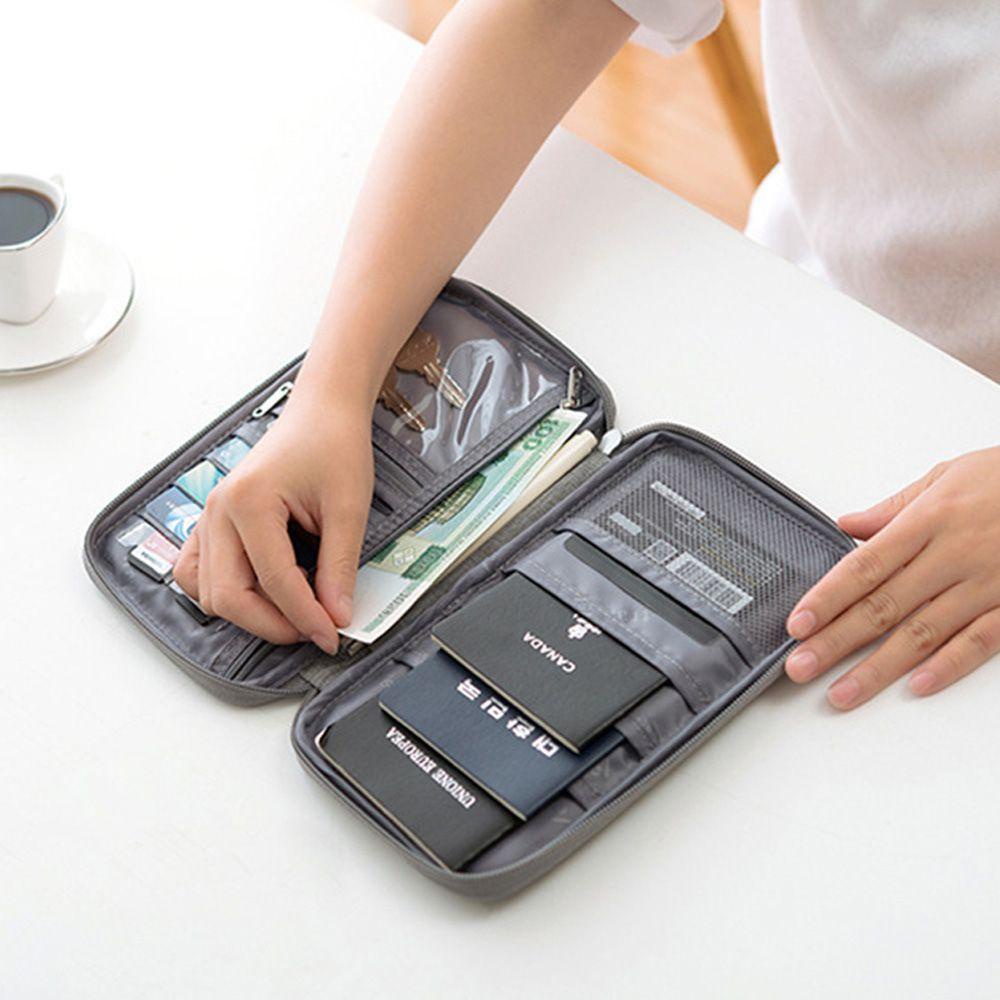 BORAG Passport Document Holder Travel Pouch Oxford Organizer Bag