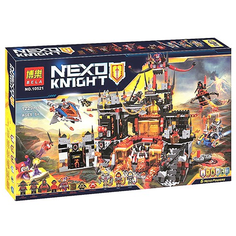 Lắp ráp Bela 10521 pháo đài nham thạch của gã hề Jestro Nexo Knights
