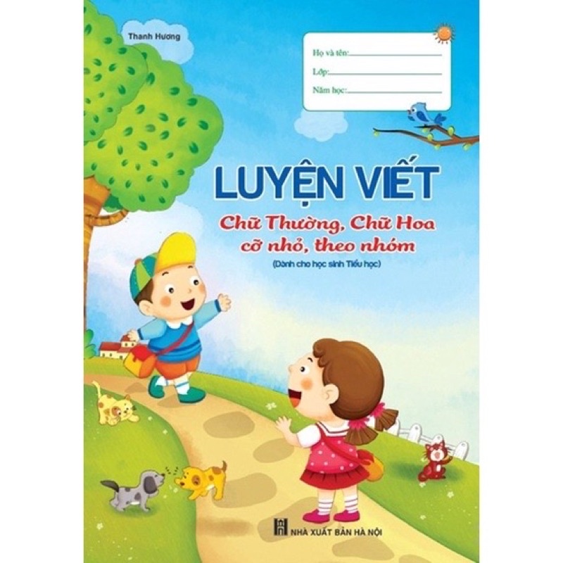 Sách - Bộ Vở Luyện Viết Chữ Đẹp - Chữ thường, Chữ hoa, Chữ đứng, Chữ nghiêng - (4 cuốn)