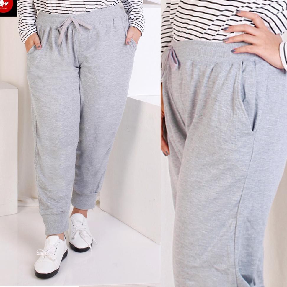 Mới Quần Jogger Vải Eva Size Lớn Cho Nữ Fw9