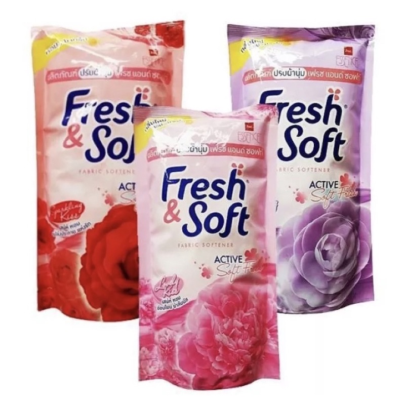 Combo 3 Túi Nước Xả Vải Fresh Soft Thái Lan Túi 600ml ( Fresh Soft 600ml )