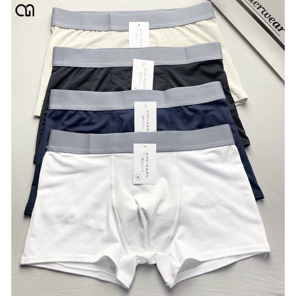 Quần sịp nam thun lạnh boxer,quần lót nam đùi co dãn 4 chiều, thoáng mát