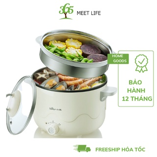 Bếp điện đa năng bear chính hãng, nồi điện đa năng đời mới nhất dung tích 2.5l, công suất lớn 400w - 800w